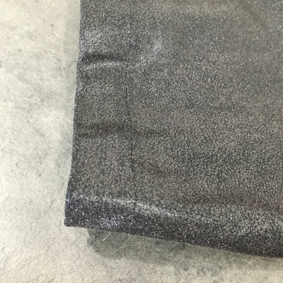 SPANX Black Textured Coated Shaping Slimming Pull On Cropped/Ankle Leggings - Picture 12 of 13